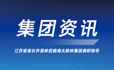 江蘇省省長(cháng)許昆林莅臨海太歐林集團調研指導